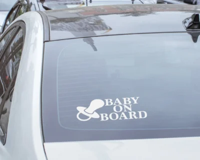 Αυτοκόλλητο Baby on Board Πιπίλα
