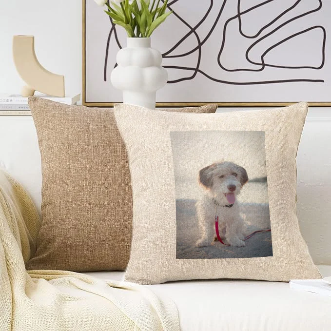 Μαξιλάρι λινό με εκτύπωση 1 Μαξιλάρι λινό με εκτύπωση