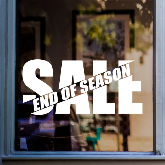 Sales - End Of Season 1 Αυτοκόλλητα βιτρίνας