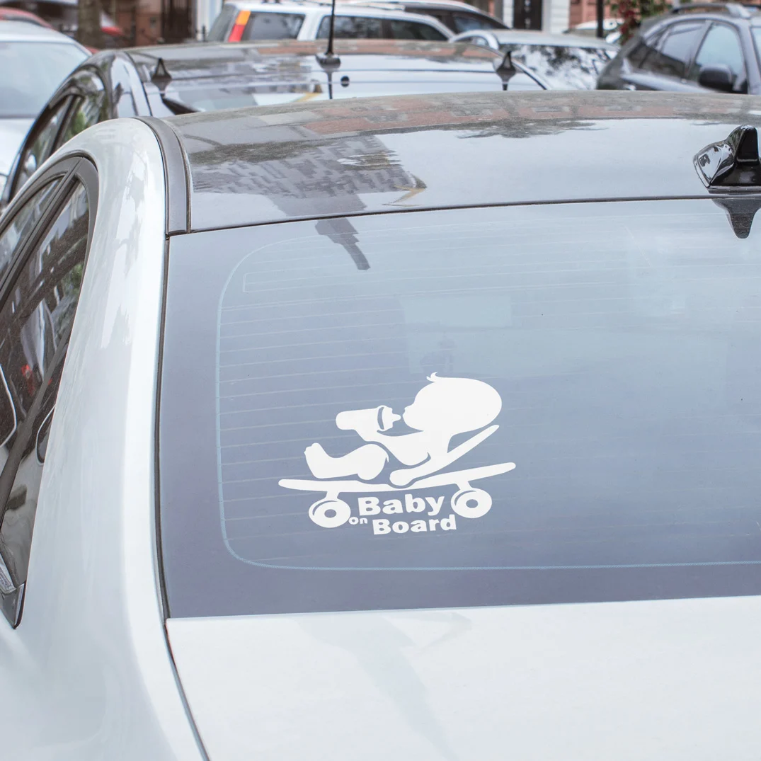 Αυτοκόλλητο Baby on Board Skate 1 Αυτοκόλλητο Baby on Board Skate