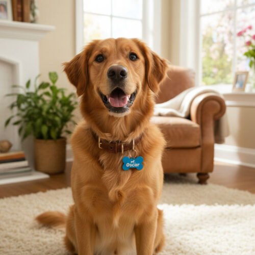 Προσωποποιημένη Μεταλλική Ταυτότητα για Σκυλάκια - Χάραξη με laser όνομα και πληροφορίες