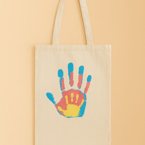 Τσάντα Tote Bag - Family Handprints