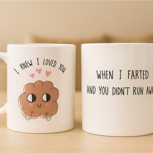 Χιουμοριστική Κούπα Αγίου Βαλεντίνου «I Knew I Loved You»