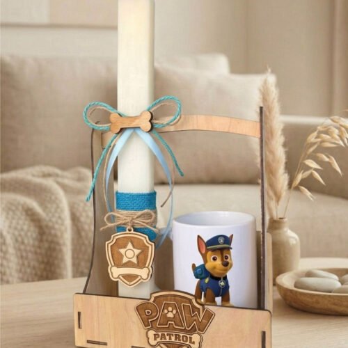 Σετ Πασχαλινή Λαμπάδα «Paw Patrol»
