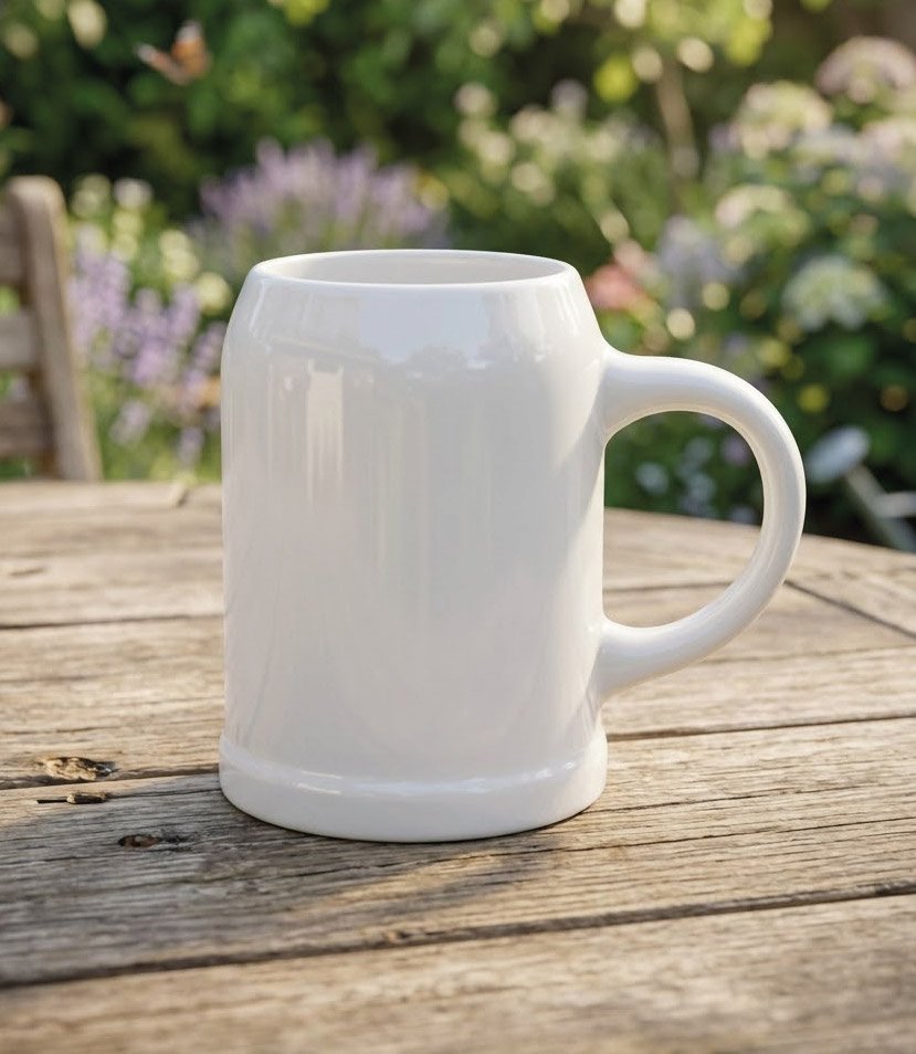Κεραμική Κούπα Μπύρας 500ml με εκτύπωση 2 Προσωποποιημένη Κεραμική Κούπα Μπύρας 500ml με Σχέδιο
