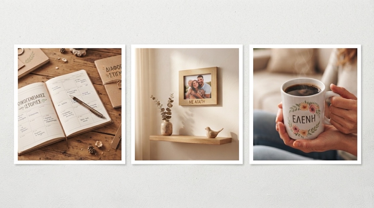 personalized gift diafora Μεγάλη